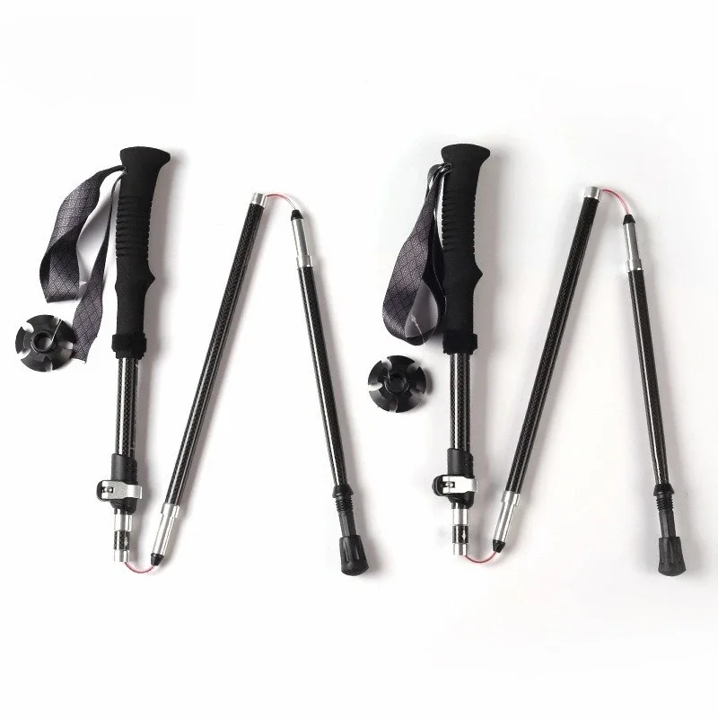 Outdoor Lighting Poles - Practical Classic 3K Carbon Fiber Five-section