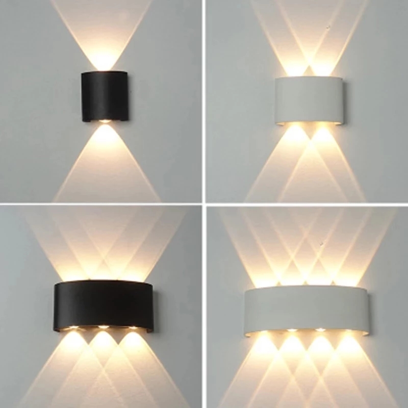 Outdoor Lighting On Stairs - Đèn Led Dán Tường Nhôm Ngoài