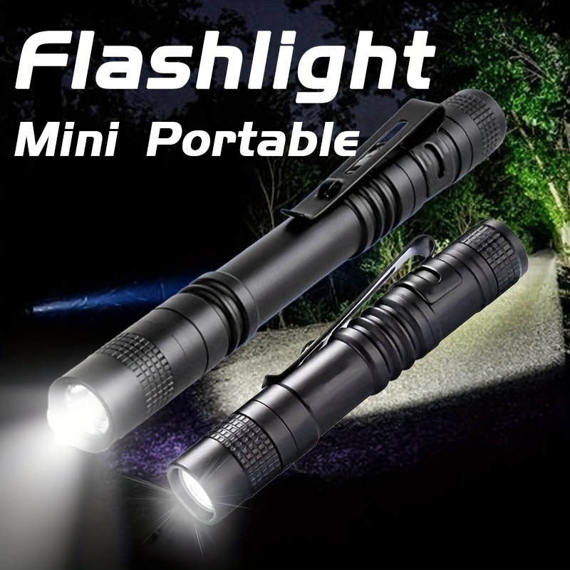 Outdoor Lighting Nearby - Mini Portable LED Flashlight Pocket Ultra