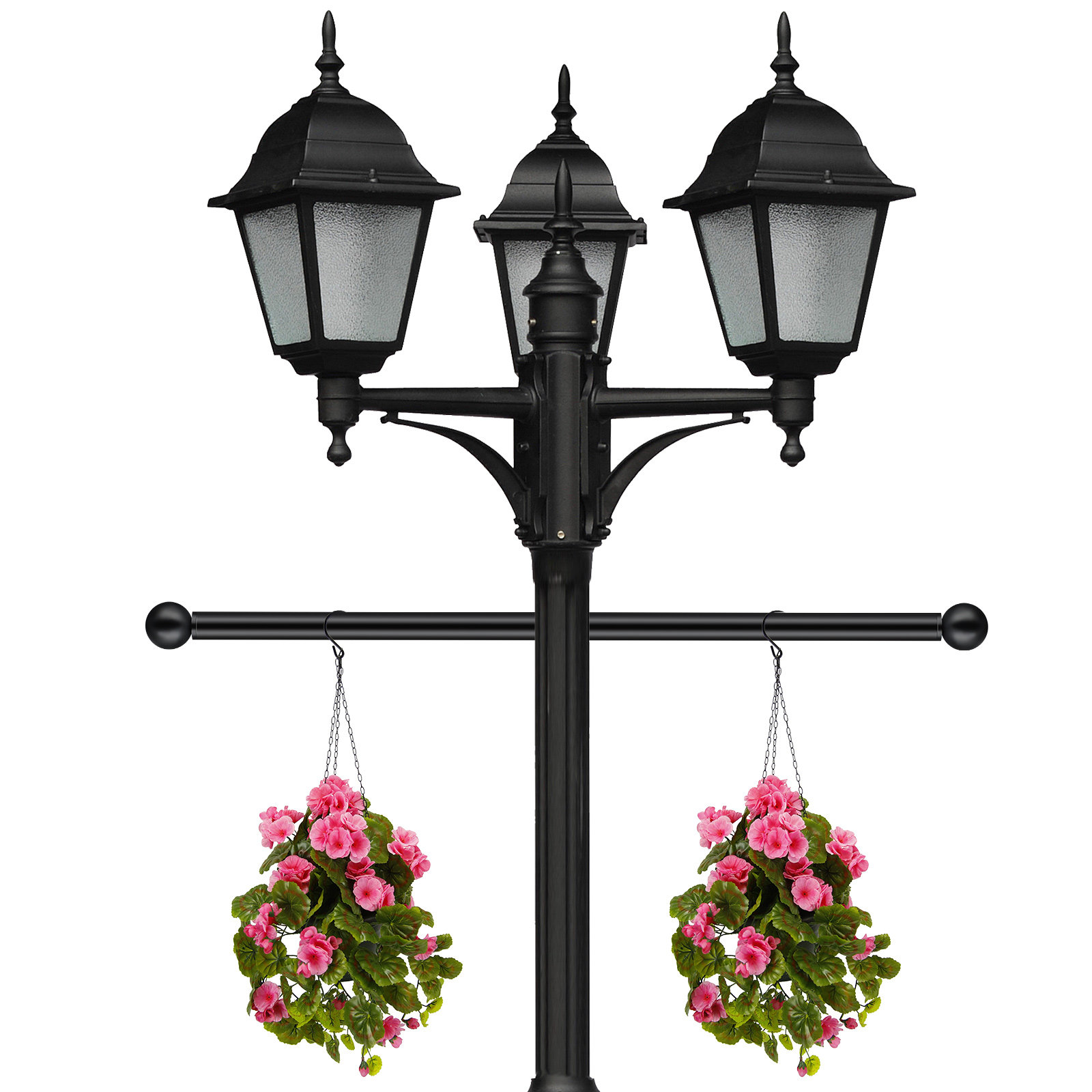 Outdoor Lighting Poles - Outdoor Lamp Post Cross Arm Ladder