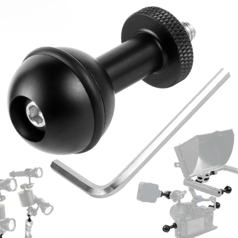 Outdoor Lighting In Photography - Diving photography ball head base, adjustable