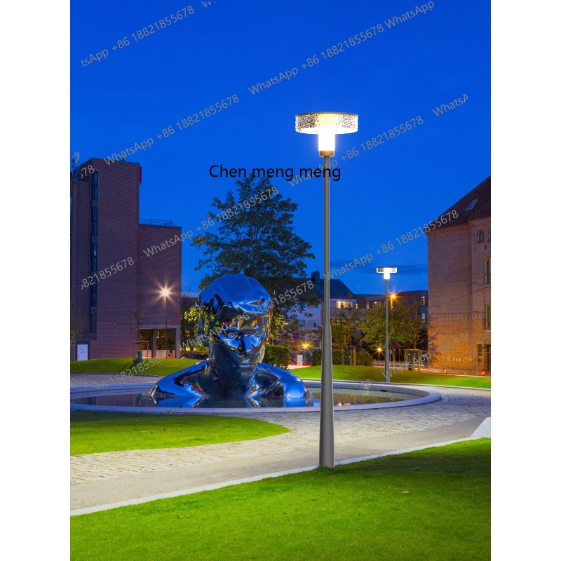 Outdoor Lighting Poles - Outdoor Modern Simple Garden Solar High