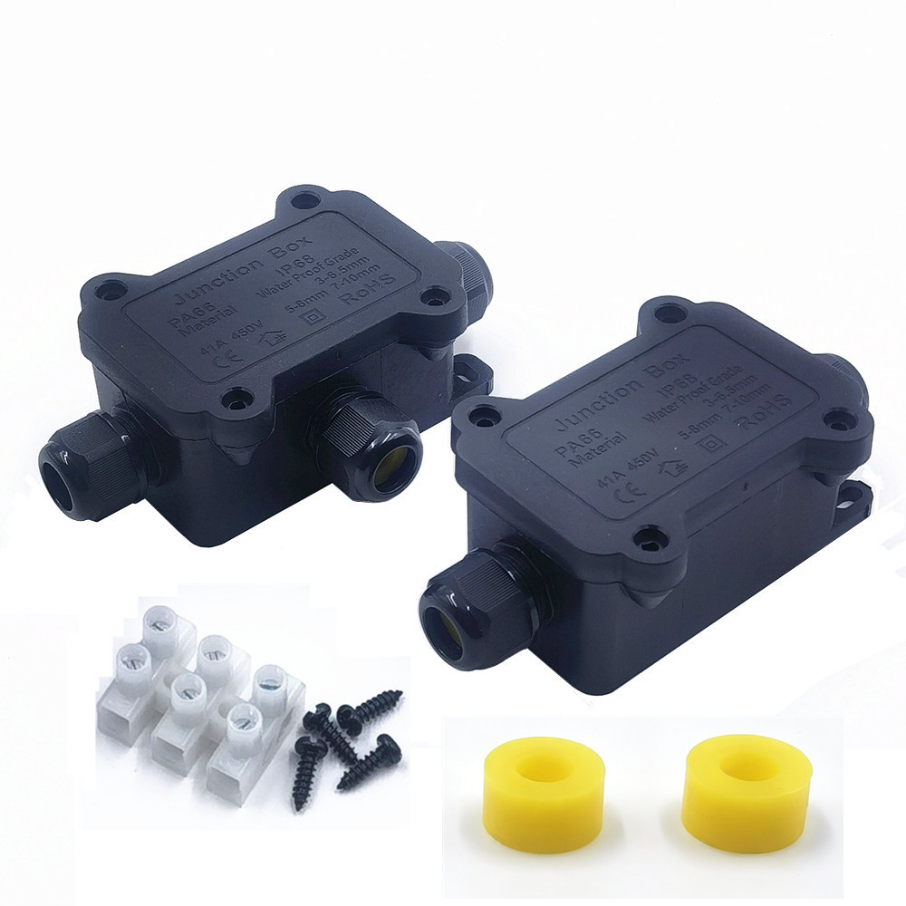 Outdoor Lighting Junction - IP68 Waterproof Junction Box 2/3 Way