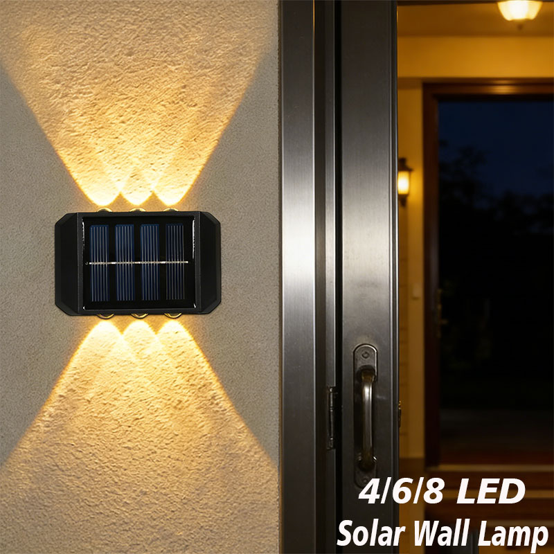 Outdoor Lighting Amazon - 4/6/8 LED Solar Outdoor Light Solar