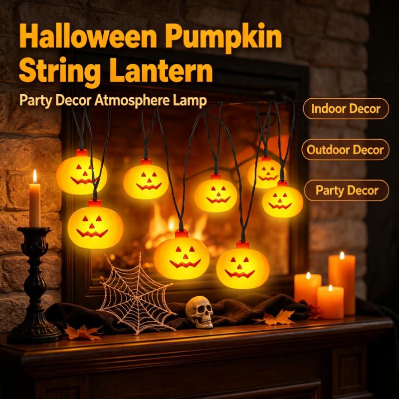 Outdoor Lighting Battery - Battery Powered Halloween Pumpkin String Lights