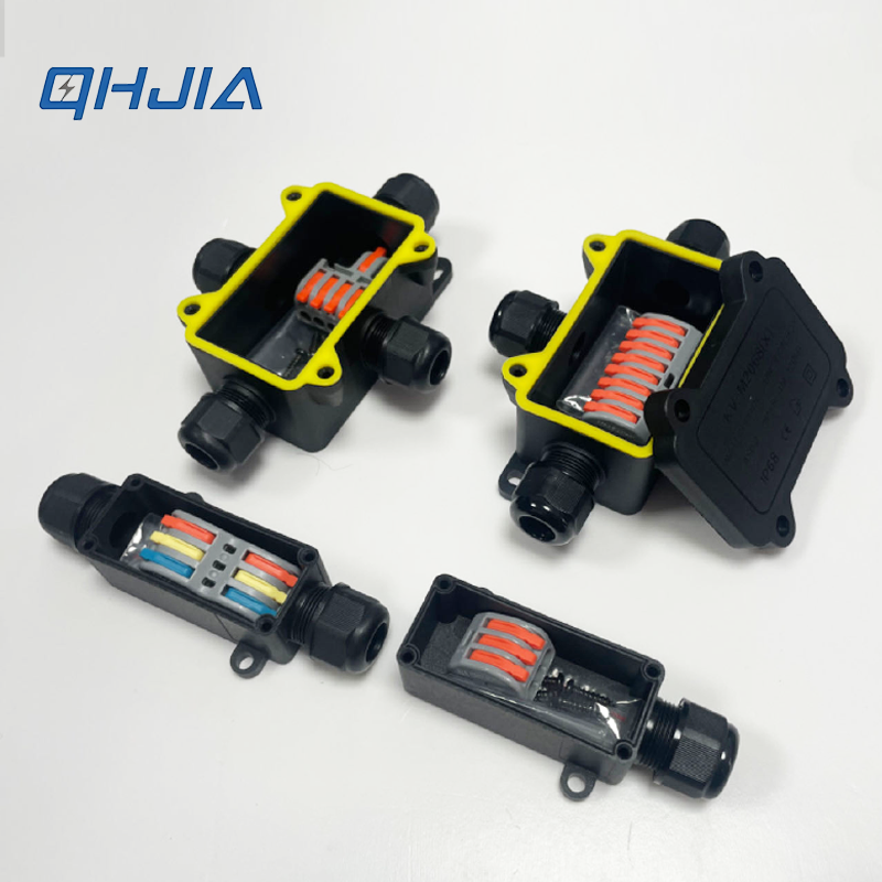 Outdoor Lighting Junction - IP68 Waterproof Junction Box PA66 Fast