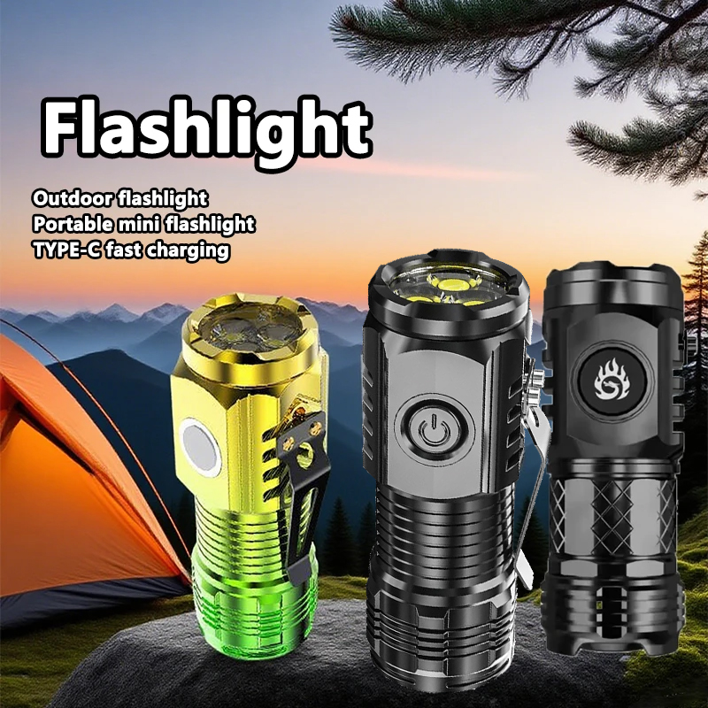Outdoor Lighting Nearby - Super Bright MINI LED Flashlight Torch
