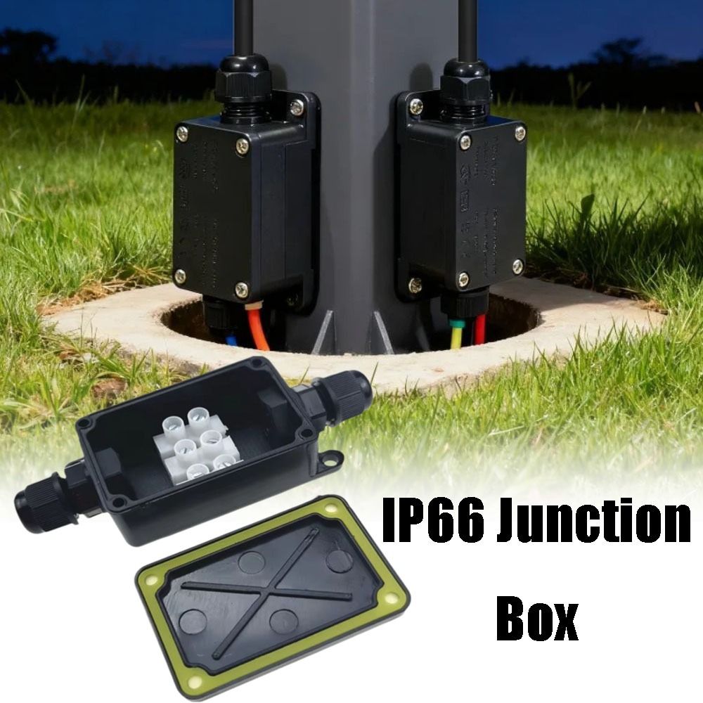 Outdoor Lighting Junction - IP66 Junction Box Waterproof 2-Way 3-Way
