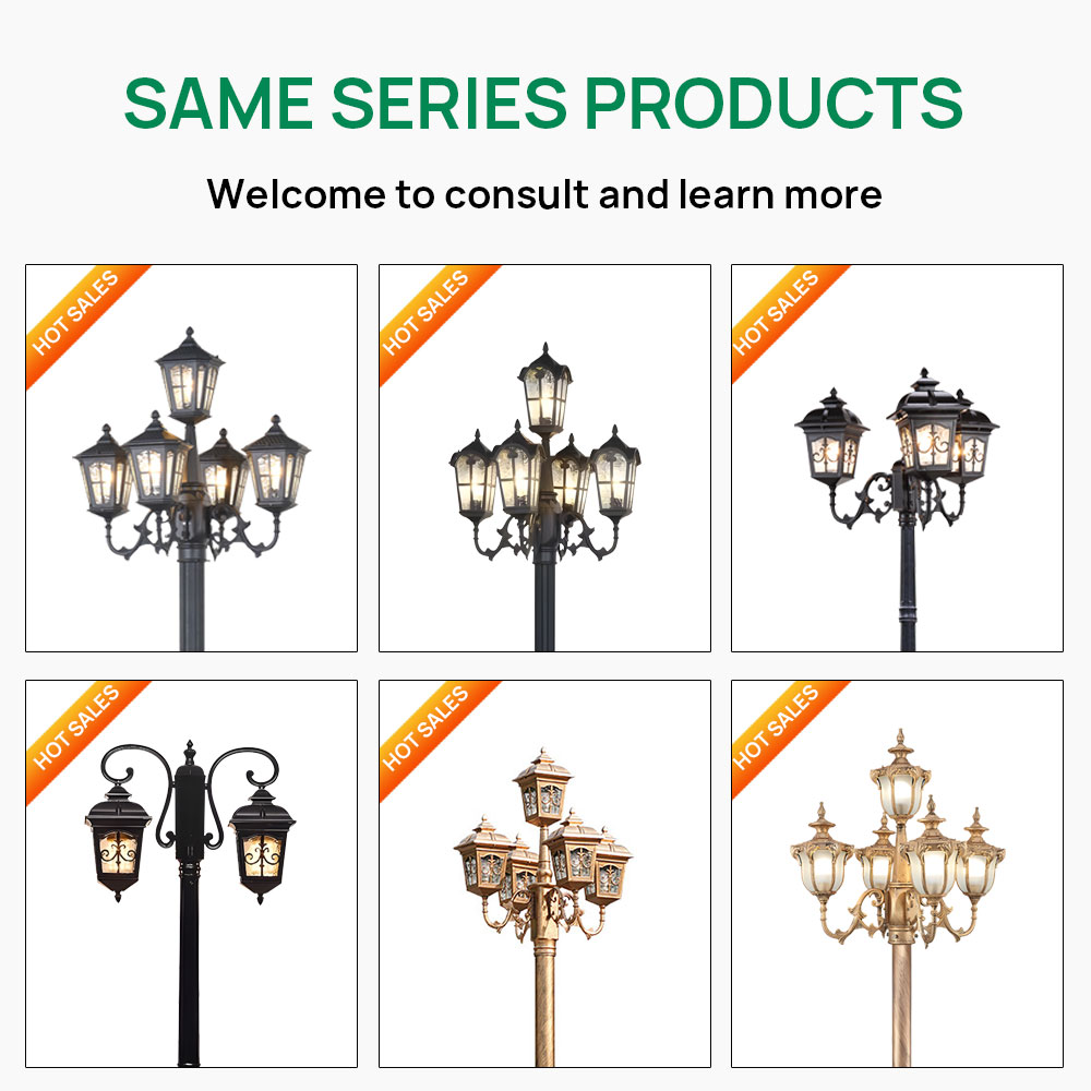 Customize Outdoor 5 Head Class - đánh giá và giá Outdoor Lighting Poles