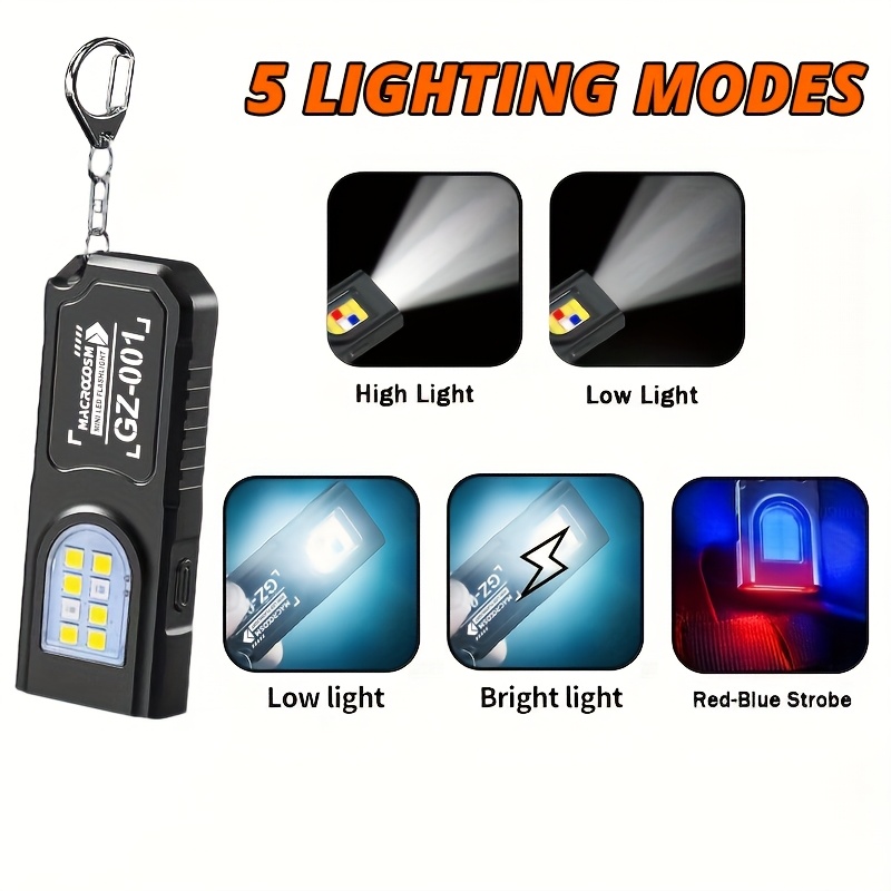LED COB Flashlight Type C Rech - đánh giá và giá Led Flood Light