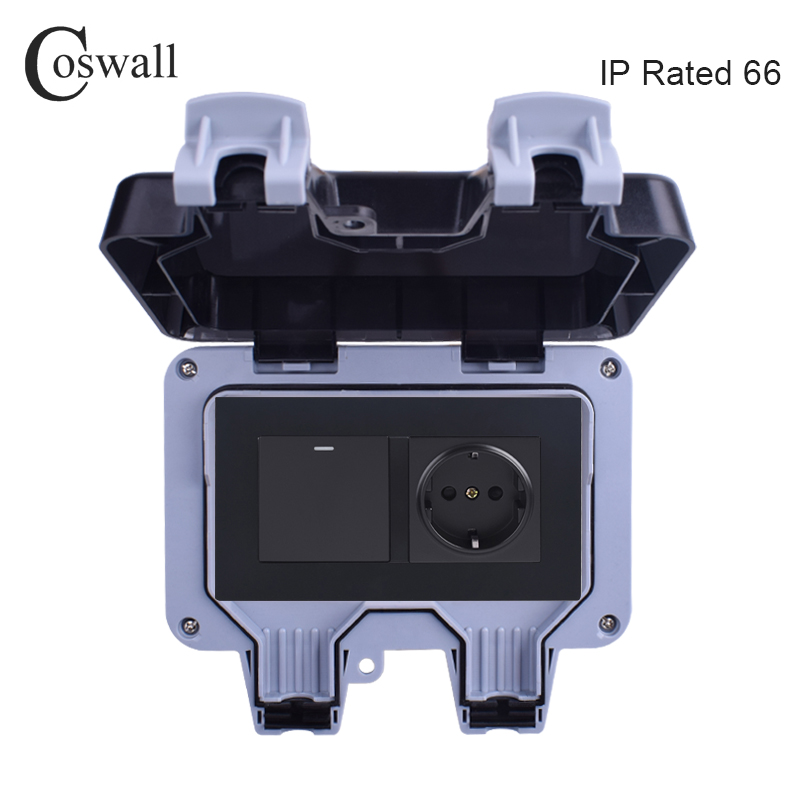 Coswall IP66 Chống Chịu Thời T - đánh giá và giá Outdoor Lighting No Outlet