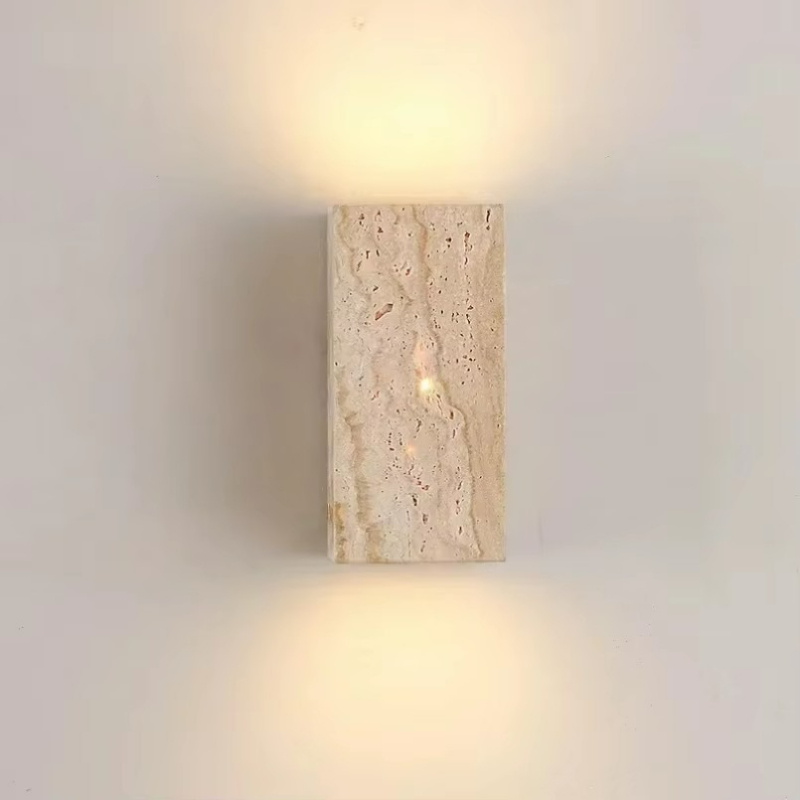 Yellow Travertine Stone Wall M - đánh giá và giá Outdoor Lighting Up And Down
