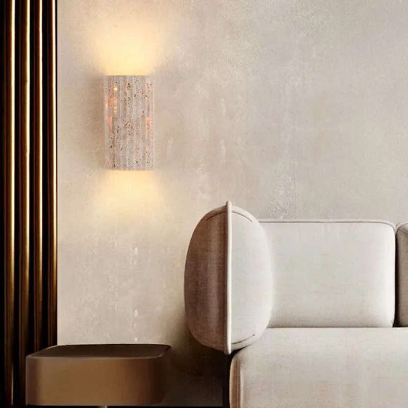 Yellow Travertine Stone Wall M - đánh giá và giá Outdoor Lighting Up And Down