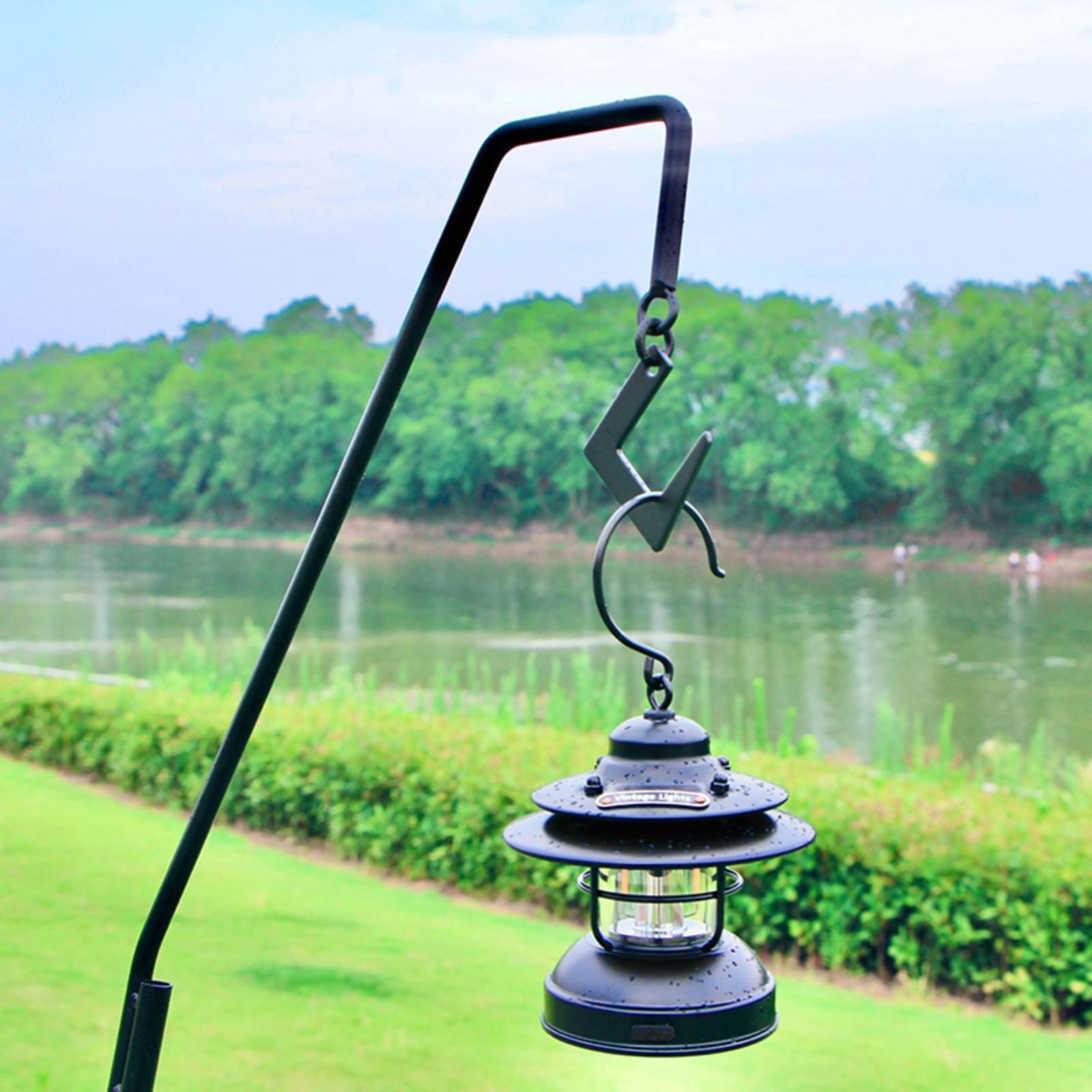 Camping Lantern Stand Detachab - đánh giá và giá Outdoor Lighting Poles