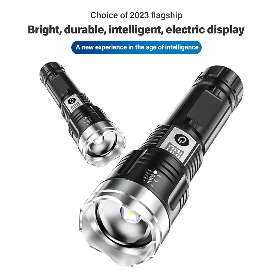 High Power 200000LM LED Flashl - đánh giá và giá Outdoor Lighting Battery
