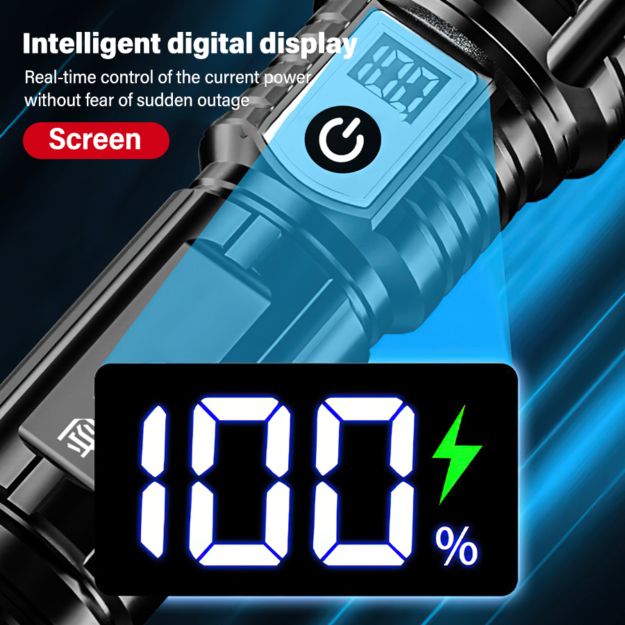 High Power 200000LM LED Flashl - đánh giá và giá Outdoor Lighting Battery