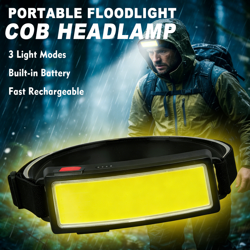 Powerful COB LED Headlamp 4 Li - đánh giá và giá Led Flood Light