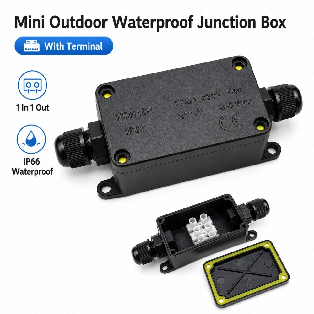 2 Way Outdoor IP66 Waterproof  - đánh giá và giá Outdoor Lighting Junction