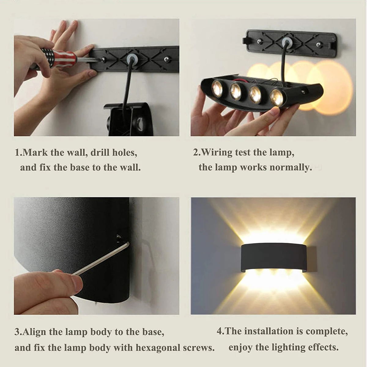 Aluminium LED Wall Lamp IP65 O - đánh giá và giá Outdoor Lighting On Stairs