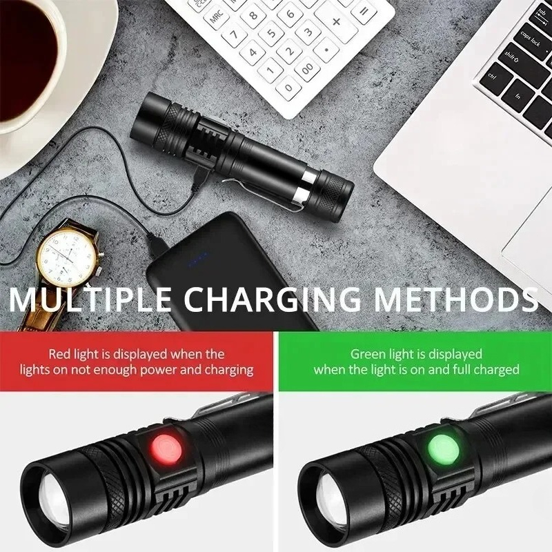 Rechargeable T6 Handheld Flash - đánh giá và giá Outdoor Lighting Nearby