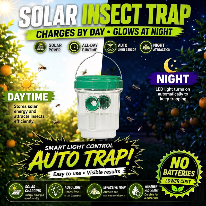 Solar Powered Fruit Fly Traps  - đánh giá và giá Photocell Outdoor Lighting