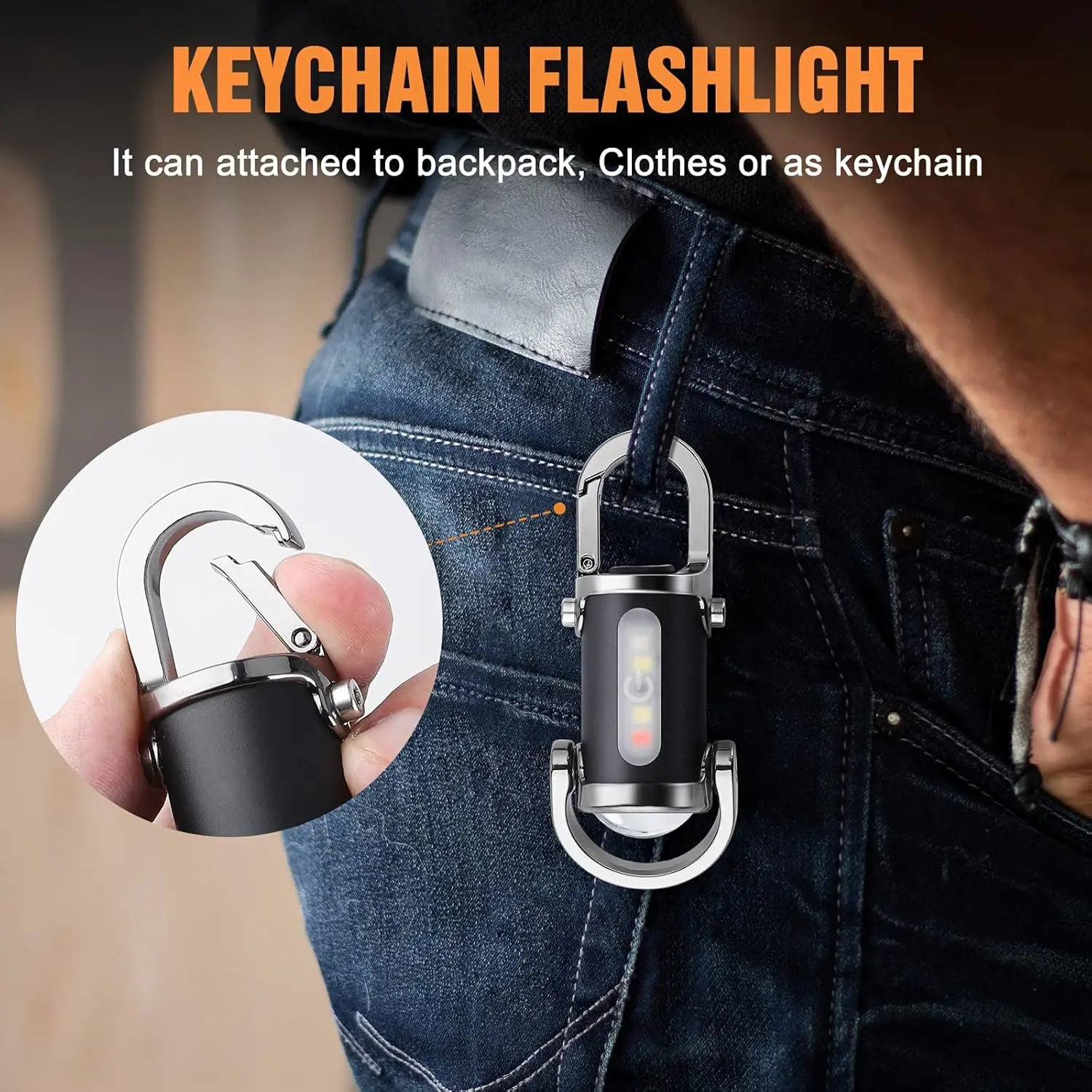 Mini Keychain Flashlight Recha - đánh giá và giá Outdoor Lighting Nearby