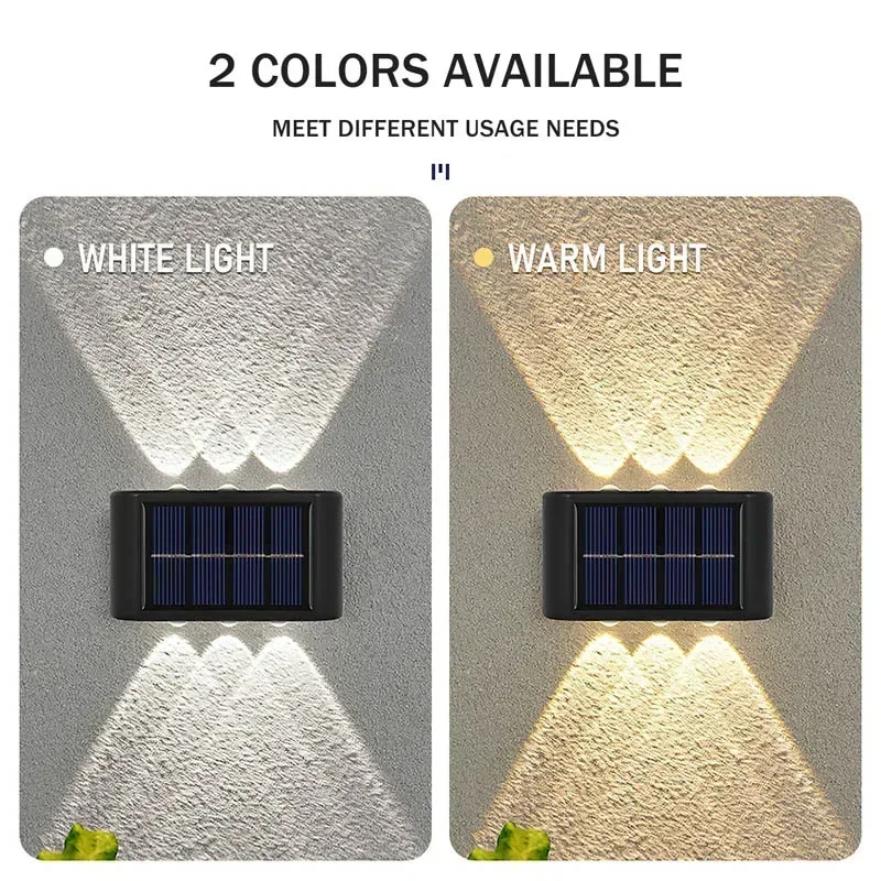 COB Solar Wall Lamp Outdoor Wa - đánh giá và giá Outdoor Lighting Up And Down