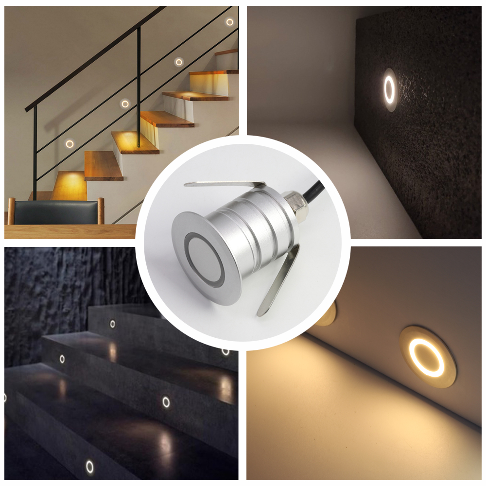 1W Tròn Đèn Tường Led Ngoài Tr - đánh giá và giá Outdoor Lighting On Stairs