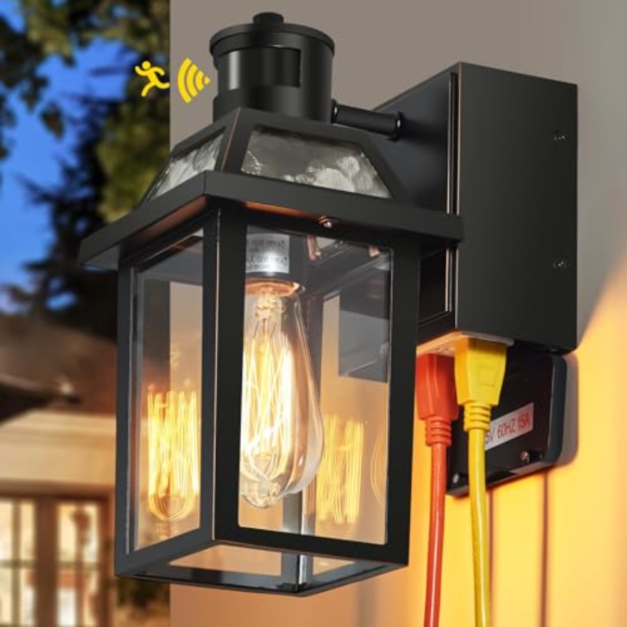 Porch Lights with GFCI Outlet, - đánh giá và giá Outdoor Lighting No Outlet