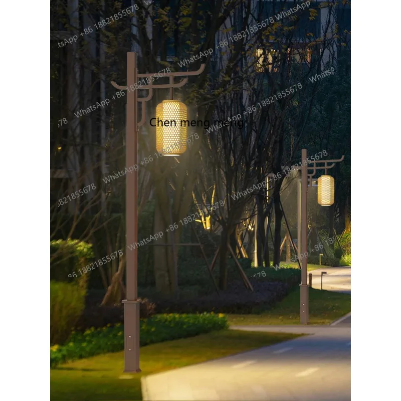 L6080 Solar pole light outdoor - đánh giá và giá Outdoor Lighting Poles