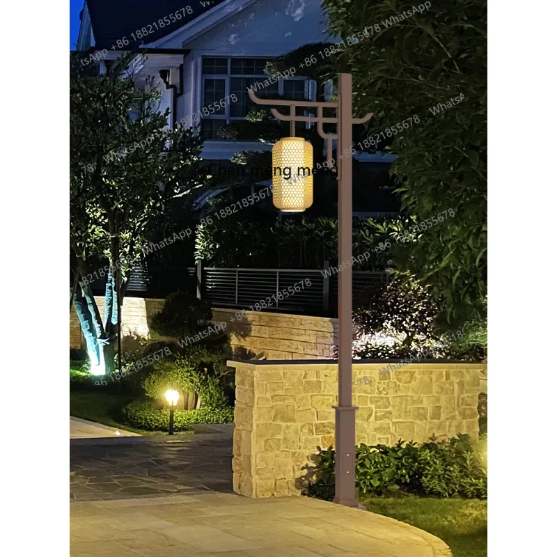L6080 Solar pole light outdoor - đánh giá và giá Outdoor Lighting Poles
