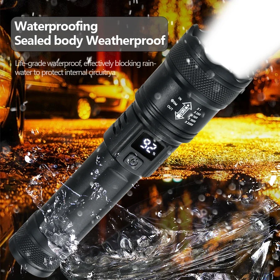 9900LM Powerful LED Flashlight - đánh giá và giá Outdoor Lighting Poles