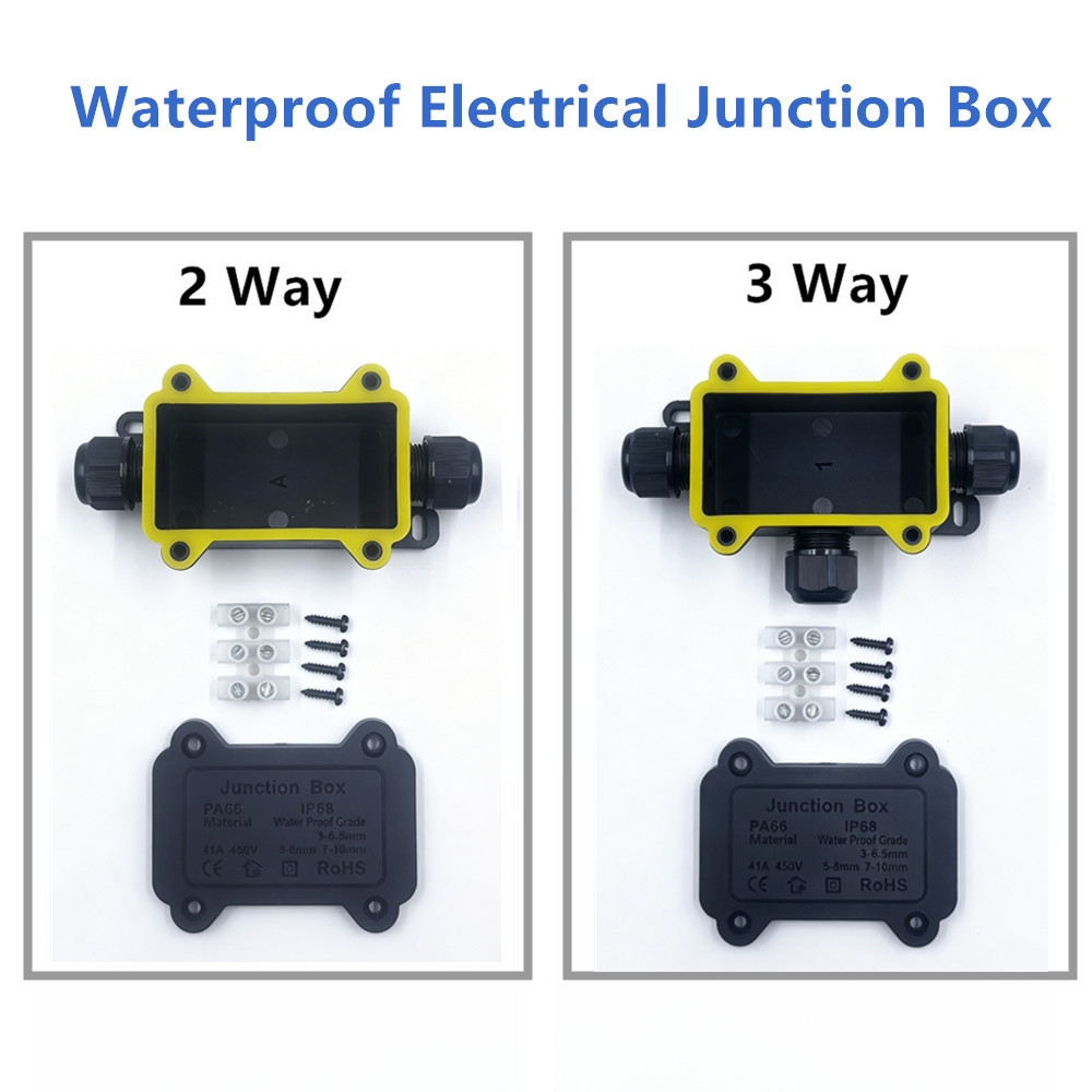 IP68 Waterproof Junction Box 2 - đánh giá và giá Outdoor Lighting Junction