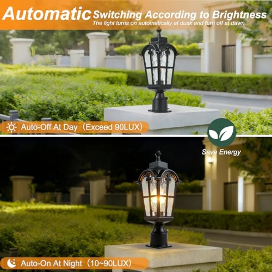 Sensor Outdoor Post Lights Wat - đánh giá và giá Outdoor Lighting Battery
