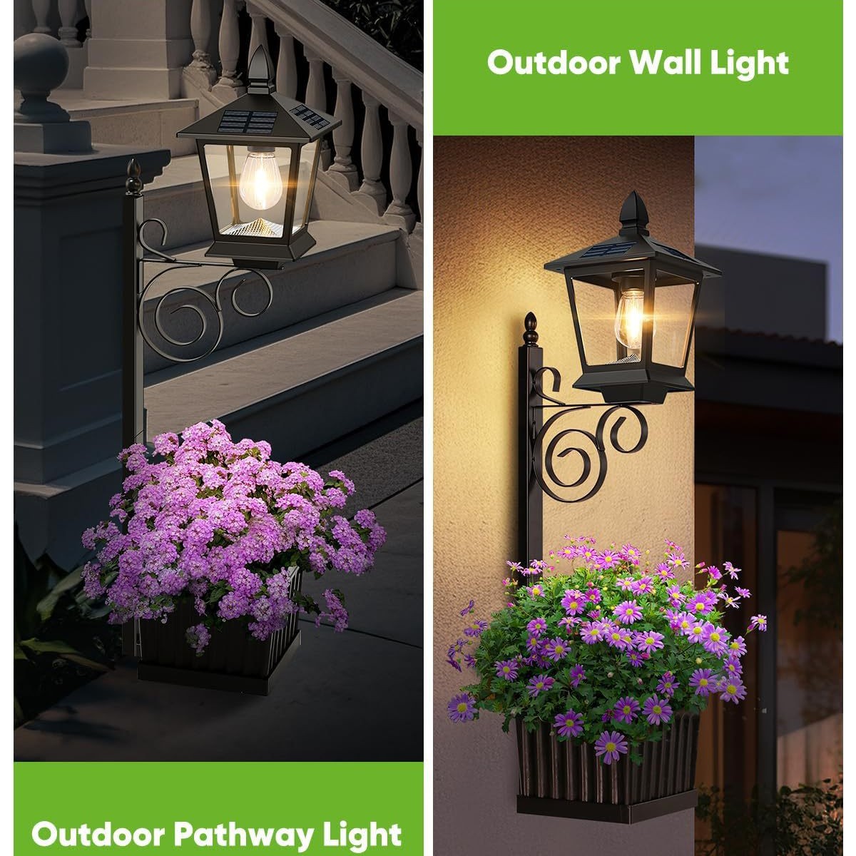 2 in 1 Solar Planter Lamp Wate - đánh giá và giá Outdoor Lighting Battery