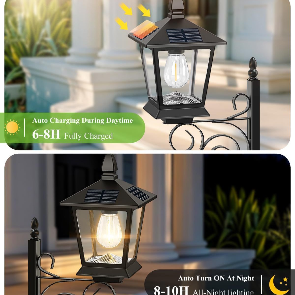 2 in 1 Solar Planter Lamp Wate - đánh giá và giá Outdoor Lighting Battery