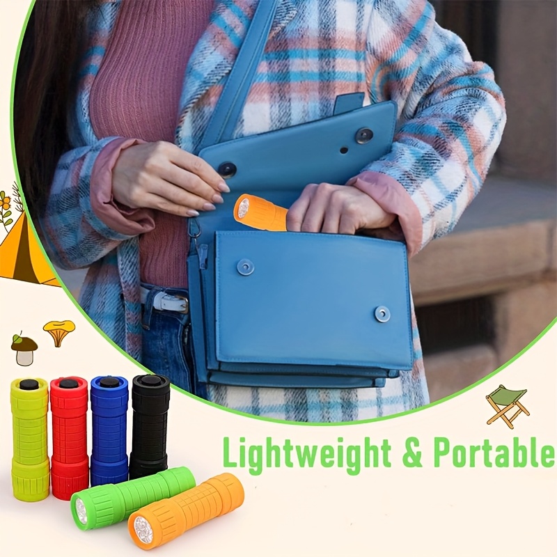 Mini Portable Flashlight Nine  - đánh giá và giá Outdoor Lighting Battery