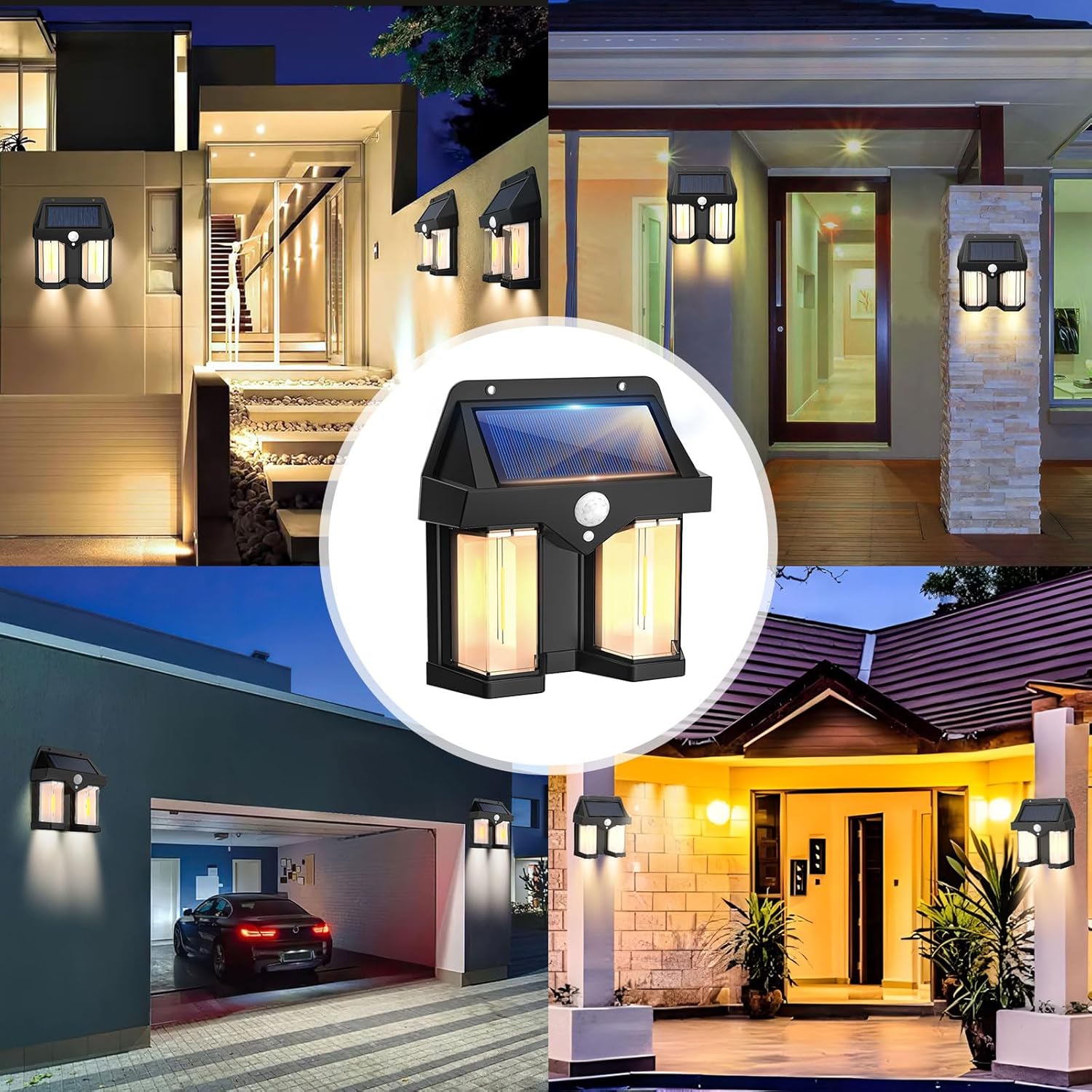 Solar Powered Wall Light Vinta - đánh giá và giá Outdoor Lighting Amazon