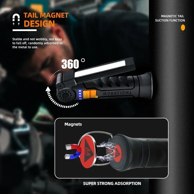 Portable LED COB Search Lights - đánh giá và giá Outdoor Lighting Battery