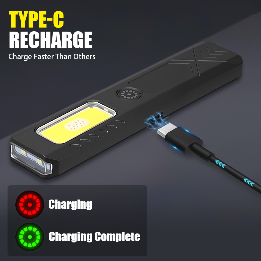 LED Hat Clip Flashlight USB-C  - đánh giá và giá Led Flood Light