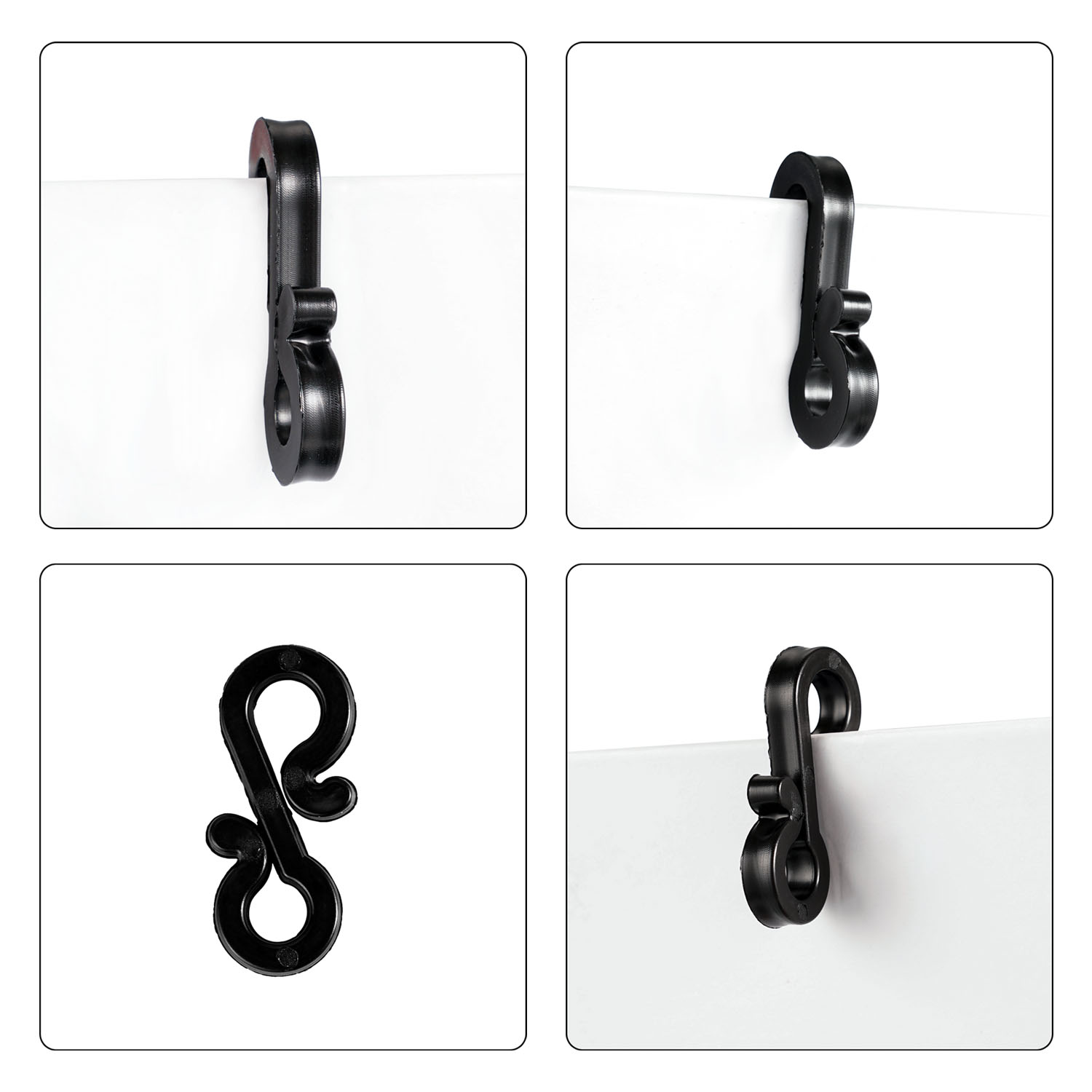120Pcs Plastic Hooks Gutter Ho - đánh giá và giá Outdoor Lighting Cable