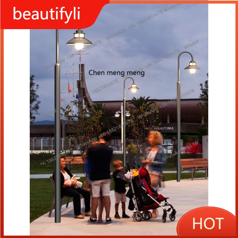 L6080 Modern simple outdoor ga - đánh giá và giá Outdoor Lighting Poles