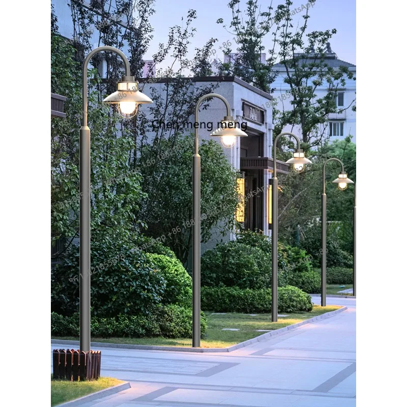 L6080 Modern simple outdoor ga - đánh giá và giá Outdoor Lighting Poles