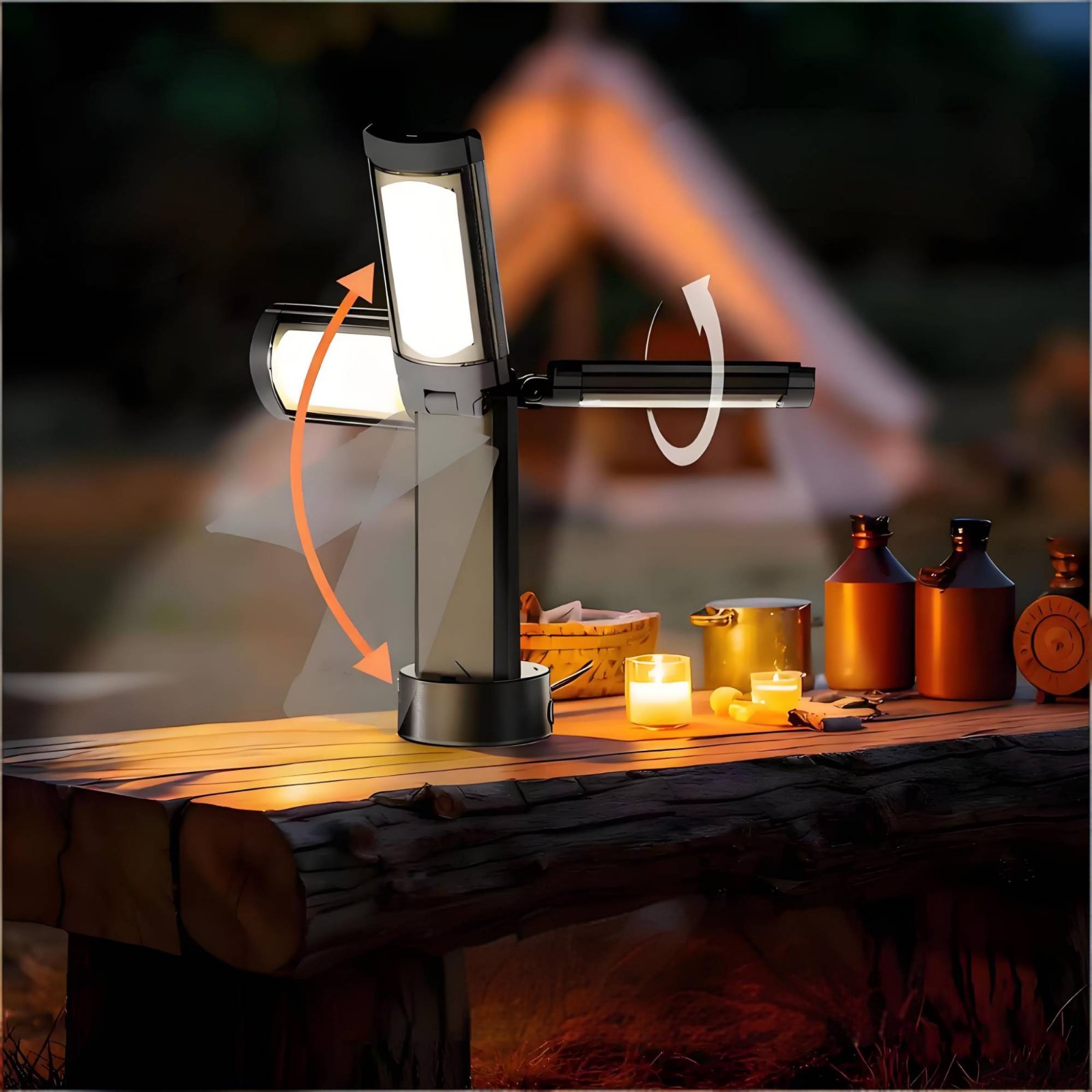 Telescopic Tent Lamp Adjustabl - đánh giá và giá Outdoor Lighting Battery