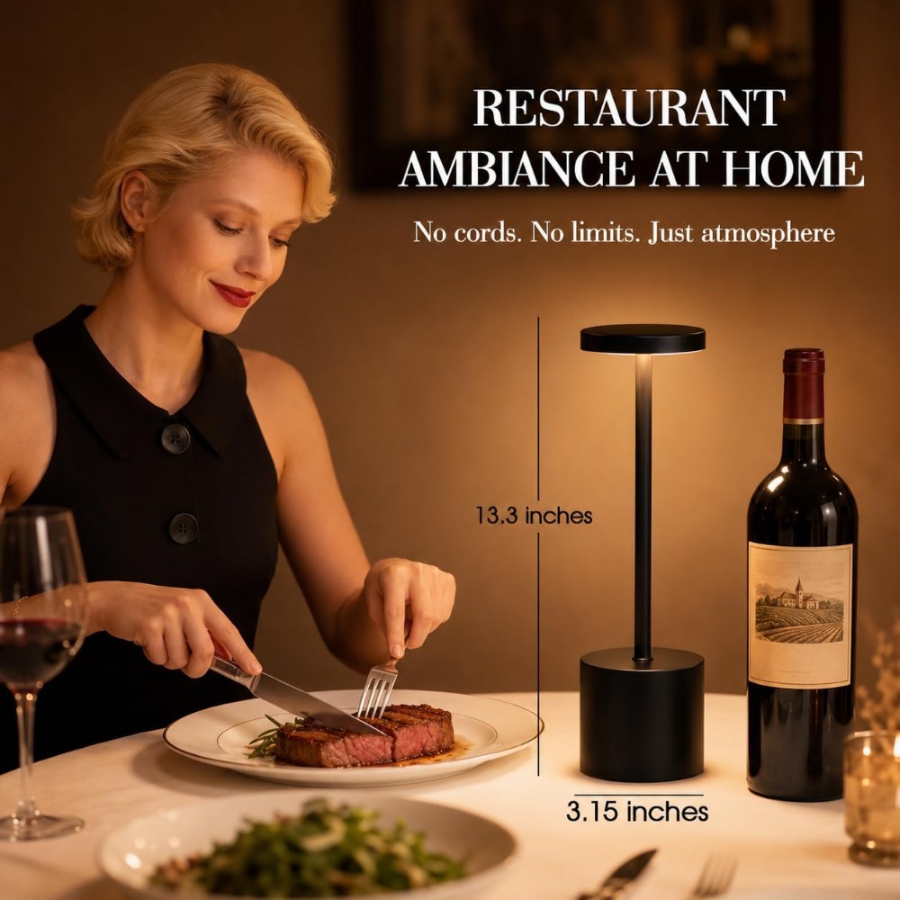 Cordless Table Lamp Set 5000mA - đánh giá và giá Outdoor Lighting Battery
