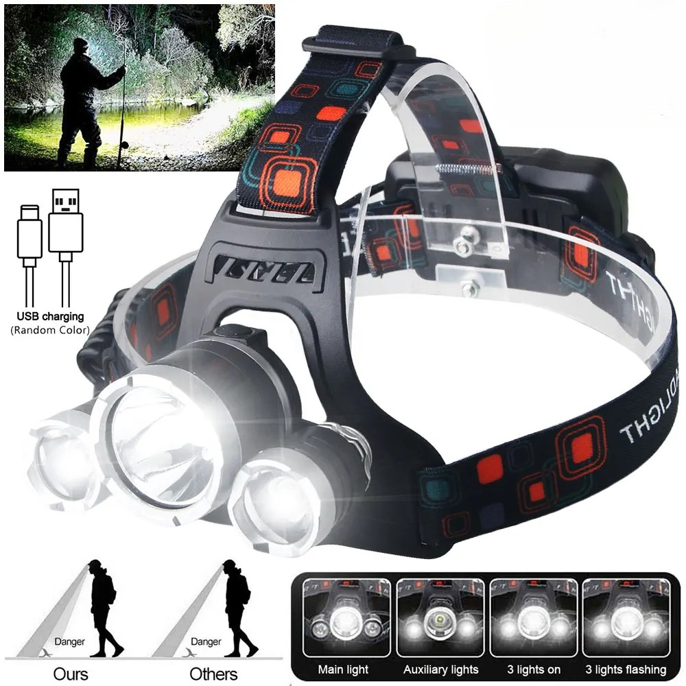 High Power LED Headlamp 18650  - đánh giá và giá Outdoor Lighting Nearby