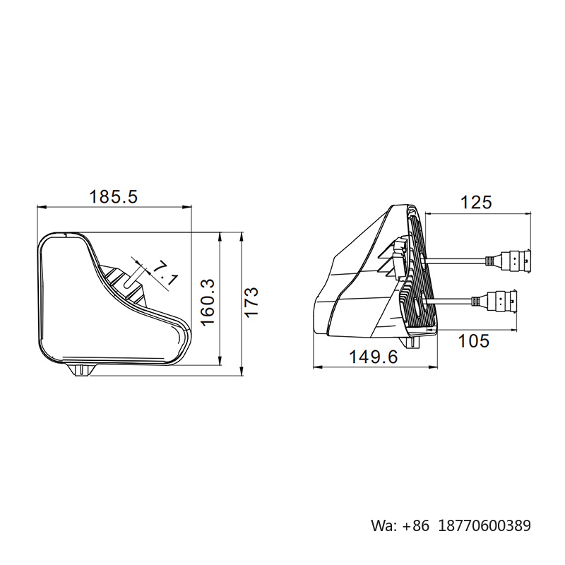 Emark 75W Triangle Industrial  - đánh giá và giá Led Flood Light