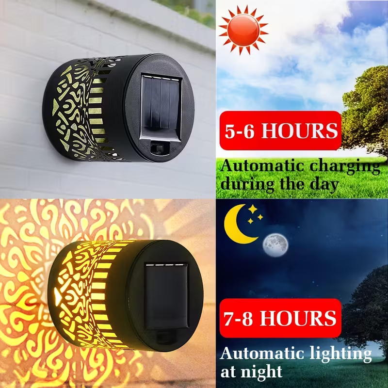 Solar LED Wall Light Mandala P - đánh giá và giá Outdoor Lighting Amazon
