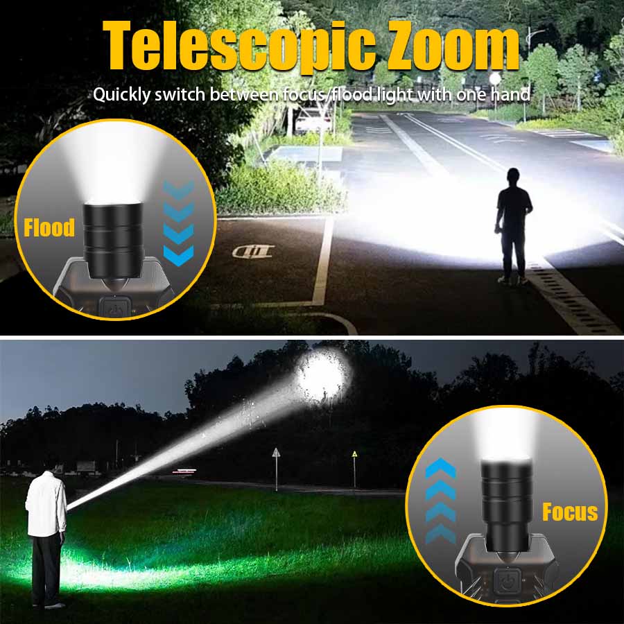 Rechargeable Powerful EDC Flas - đánh giá và giá Led Flood Light