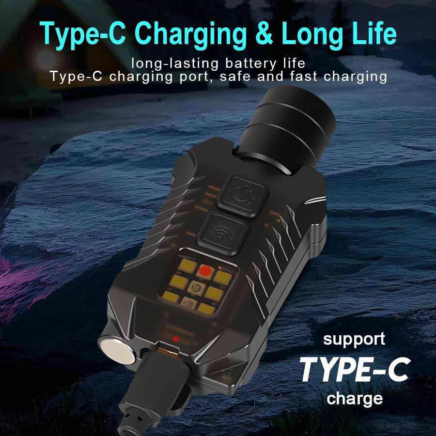 Rechargeable Powerful EDC Flas - đánh giá và giá Led Flood Light
